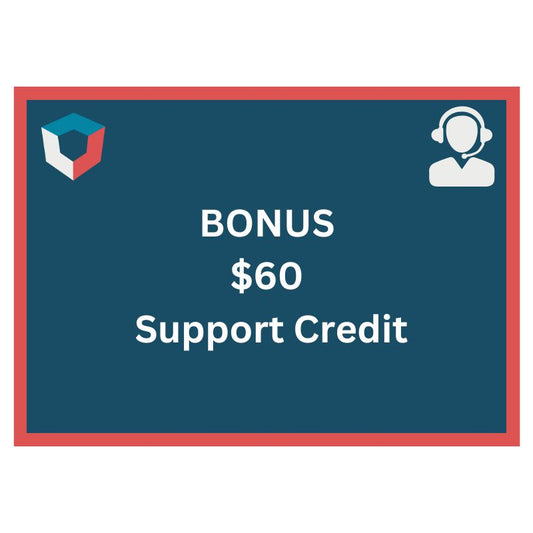 Bonus: $60 Support Credit