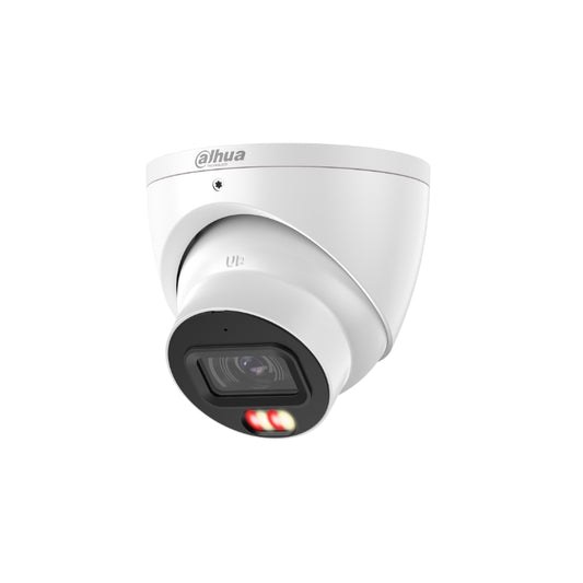 Dahua 6MP Turret WizSense Network Camera Smart Dual Light Fixed 2.8mm Lens, Mic, IPC-HDW3667EM-S-IL-ANZ