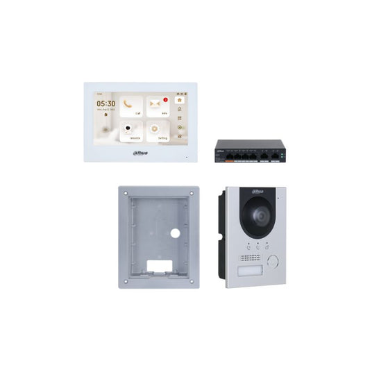 Dahua Flush Mount Door Station IP Video Intercom Kit, CL-DHI-FI-PB01