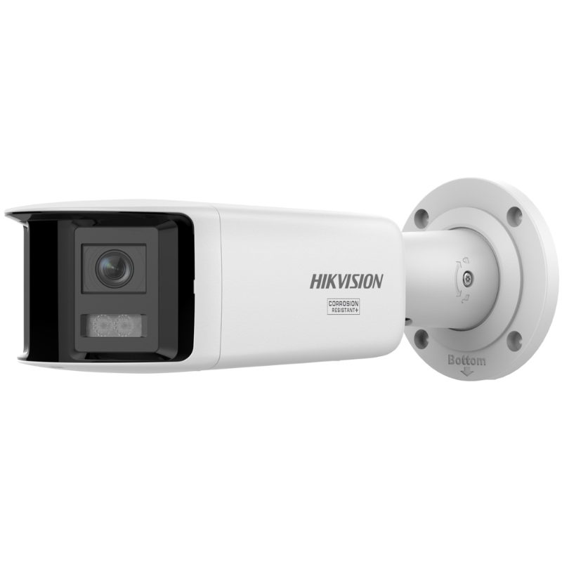 Hikvision Gen 3 8MP Panoramic ColorVu Fixed Bullet Camera, 180 deg FOV, 2.8mm, DS-2CD2T87G3P-LIS2UY/SL