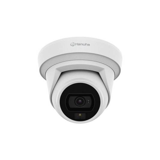 Hanwha Vision Q Core 5MP Outdoor AI Flateye Camera, Dual Light, IP67, 3mm, QNE-C8013RL