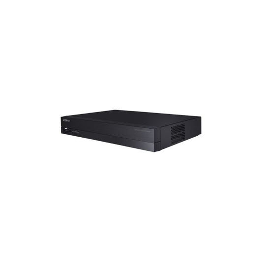 Hanwha Vision 4ch 8MP PoE NVR, H.265, 40Mbps, No HDD, (1 SATA 6TB max), QRN-430S