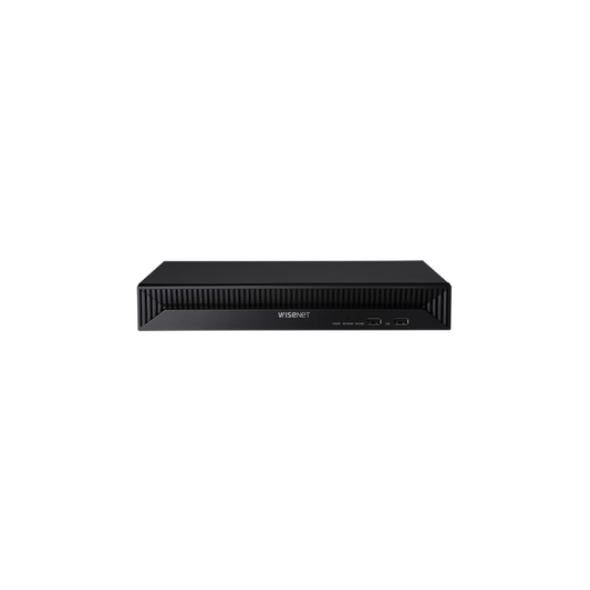 Hanwha Vision 8ch 8MP PoE NVR, H.265, 80Mbps, No HDD (1 SATA 6TB max), QRN-830S
