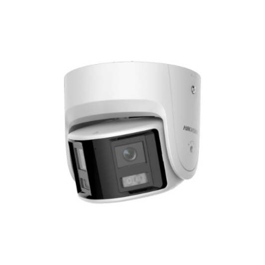 Hikvision 6MP Panoramic Turret Outdoor ColorVu Camera, WDR, IP67, Dual Lens, 2.8mm, DS-2CD2367GPSL2