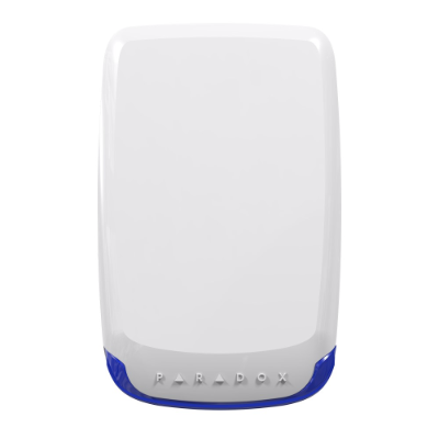 Paradox Wireless Outdoor Siren with Built-in Blue Strobe Light PDX-SR230 (require 2-Way Receiver or Receiver built-in MG5050 Board)
