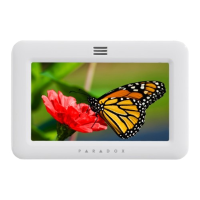 Paradox Keypad TM50 5" Touchscreen, SpotOn Locator & One Screen Monitoring, White PDX-TM50W