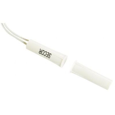 Recessed Stubby Reed Switch, Flush Mount, 32mm, White