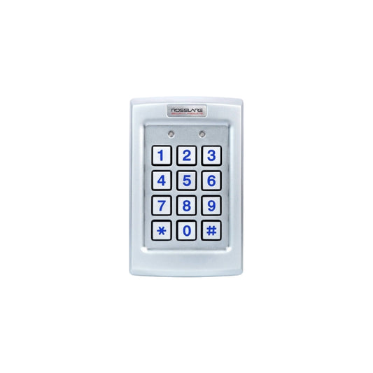 Rosslare Standalone 3x4 Metal PIN Keypad 3A Form C Relay Backlit, Vandal Resistant ROS-ACQ41HB