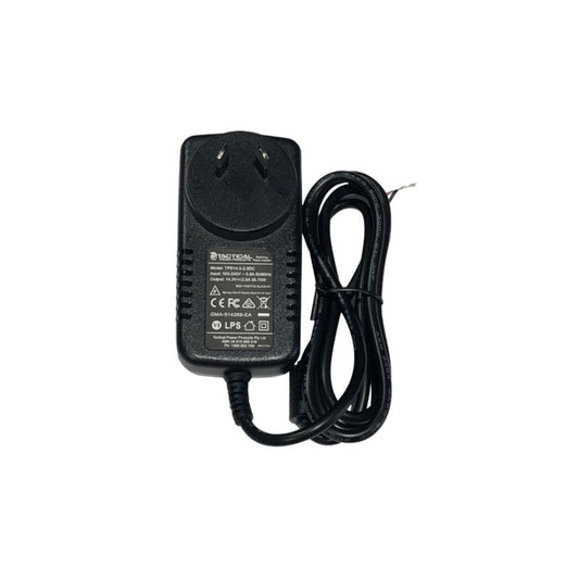 Power Supply for Hikvision Hybrid Alarm, 14.3V DC, 2.5A, Plug Pack, TP-TP14.3-2.5DC