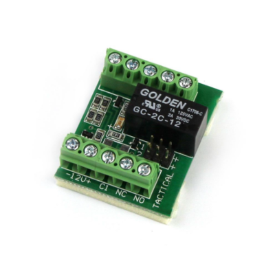 Tactical Relay Board, 12VDC or 24VDC, DPDT, Dual Input, Buffered, 1A Contacts