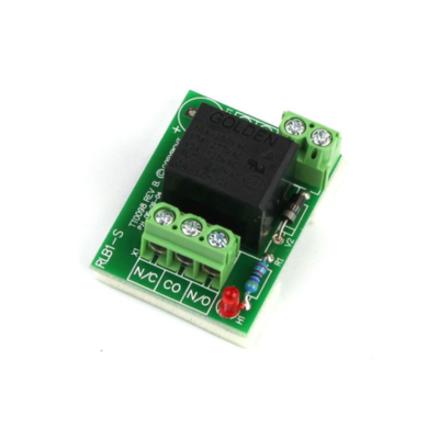 Standalone Tactical Relay Board, 12VDC, SPDT, Single Input, Non-Buffered, 6A Contacts