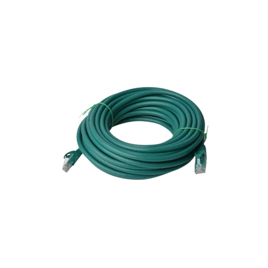 8Ware Cat6A Patch Cable 20m, Green Colour. Cat6a cables use thicker conductors and are better than Cat6 and Cat5 cables.