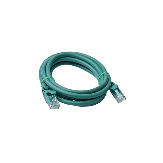 8Ware Cat6A Patch Cable 2m, Green Colour. Cat6a cables use thicker conductors and are better than Cat6 and Cat5 cables.