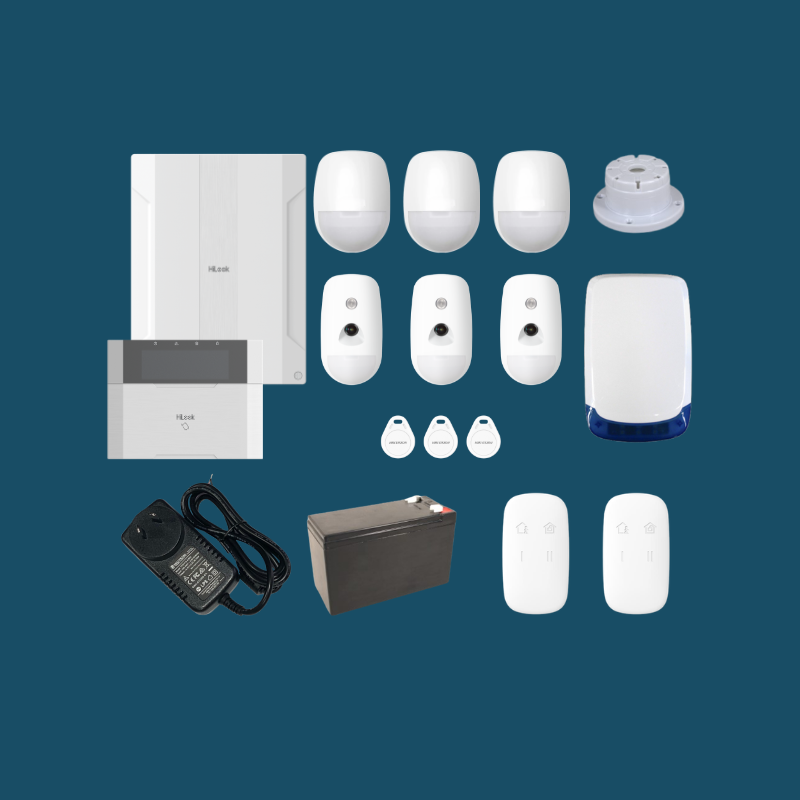Brisbane Installed System – HiLook Hybrid 6-Detector Alarm Kit