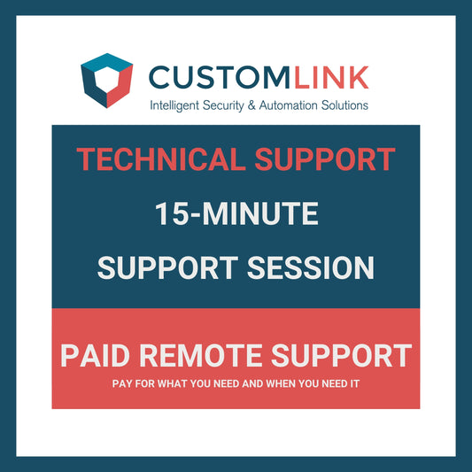 Technical Support Payable per 15-Minute Remote Support Session (Operating hours)