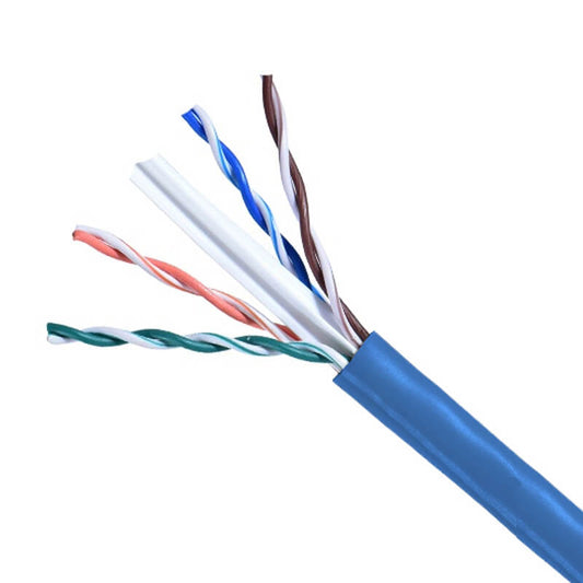 Cat6 X2 cable, 305m, Pull Box with Reel, Solid Copper, Blue X2-CABLE-550