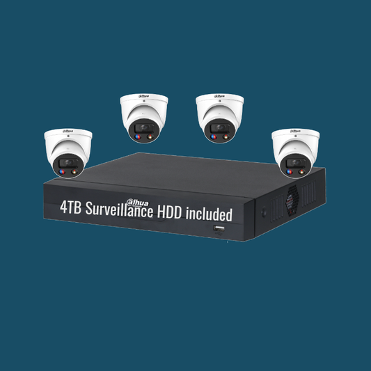 Pre-Configured System – Dahua 8MP TiOC PRO CCTV Kit with 8CH NVR & 4TB HDD Fitted