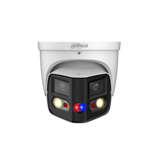 Dahua TIOC DUO 2x4MP Turret WizSense Network Fixed 2.8mm Lens, Dual Mic, speaker, two-way audio IPC-PDW3849-A180-AS-PV-ANZ