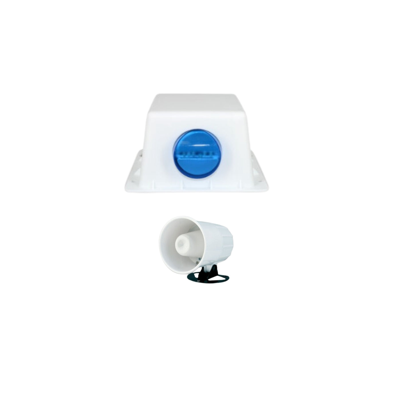 Full-Cover External Siren Kit (Strobe, Combo Siren & Horn Speaker, Cover, Tamper Switch )