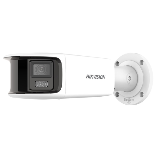 Hikvision 8MP Outdoor ColorVu Panoramic Bullet Camera, WDR, IP67, Dual Lens, 4mm Lens DS-2CD2T87GPSL4