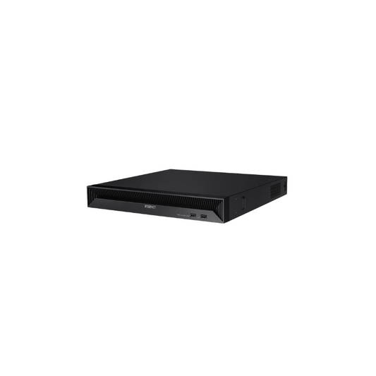 Hanwha Vision 16ch 8MP PoE NVR, H.265, 128Mbps, No HDD (2 SATA 20TB max), QRN-1630S