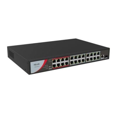 HiLook (by Hikvision) 24 Port Fast Ethernet Unmanaged POE Switch NS-0326P-230