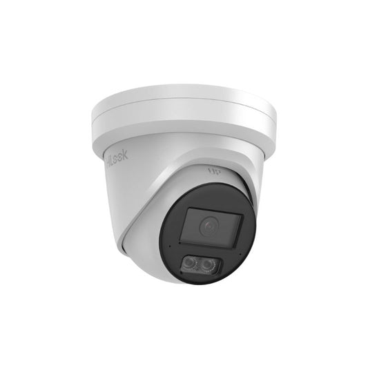 HiLook 8MP 24/7 Colour Outdoor Turret Camera, White Light (No IR), Dual Mic, IP67, 2.8mm, IPC-T581H-MU2