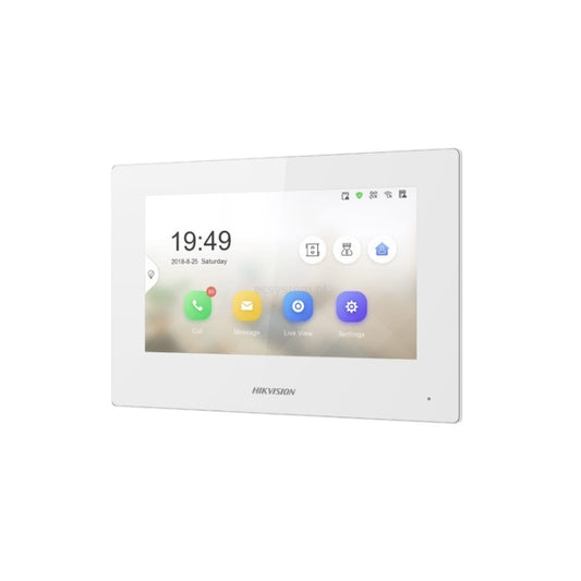 Hikvision 2nd Gen IP Intercom  Inch Touch Screen Room Station, 12V DC/POE, Lite, White HIK-KH6320-LE1W