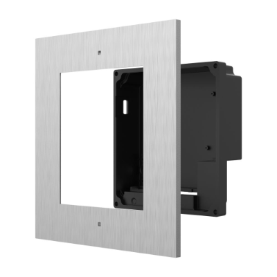 Hikvision Gen2 IP Intercom Housing Flush Mount 1-Gang Stainless Steel DS-KD-ACF1-S