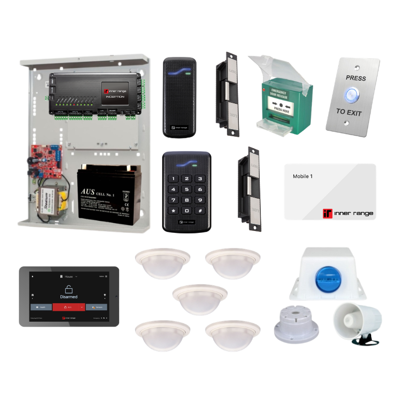 Brisbane Installed System – Inner Range Inception Alarm & Access Control Kit 1