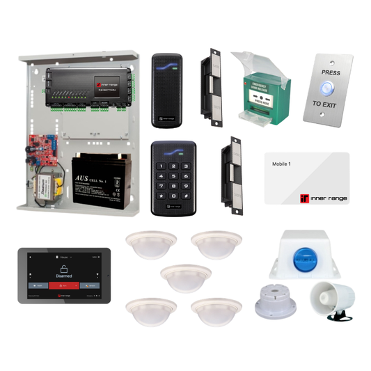 Brisbane Installed System – Inner Range Inception Alarm & Access Control Kit 1