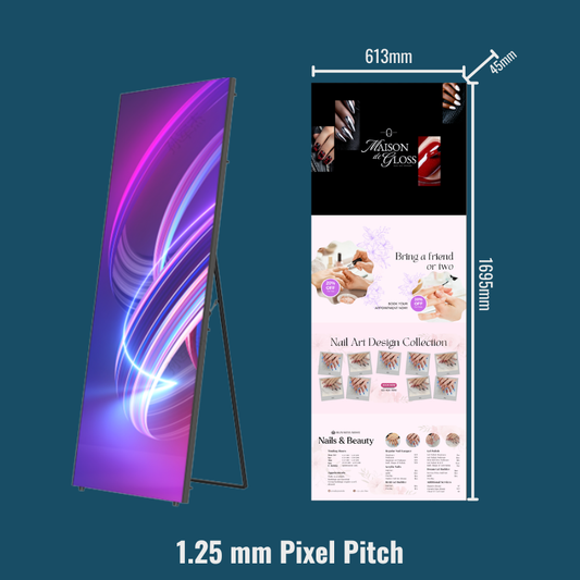 4. Hikvision LED Poster / Wall Display – SMD Triad LED, 1.25 mm Pixel Pitch, 600 nits DS-D4512CH-1FQ