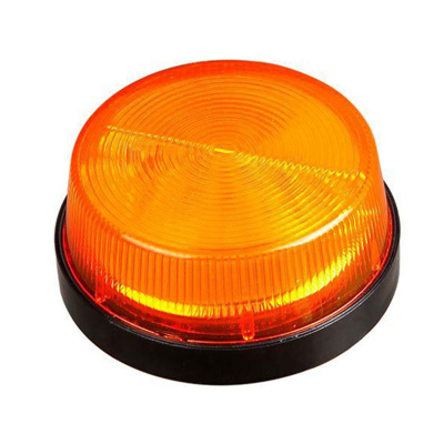 LED Security Strobe, 12V DC, 2-Stud Mounting, Amber
