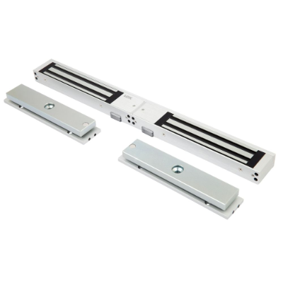 LOX Electro Magnetic Slimline Double Lock, 280kg, Monitored, 12/24VDC  LOX-EM3500DM