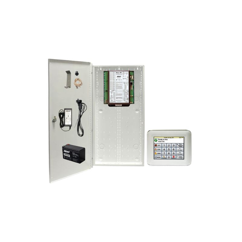 Ness M1 Prepacked Kit including Power Supply, 7AH Battery, Navigator Keypad, K-1003-NAV