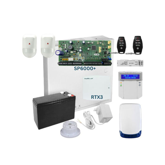 Paradox SP6000+ Alarm Kit 2-PIR Kit 2.2