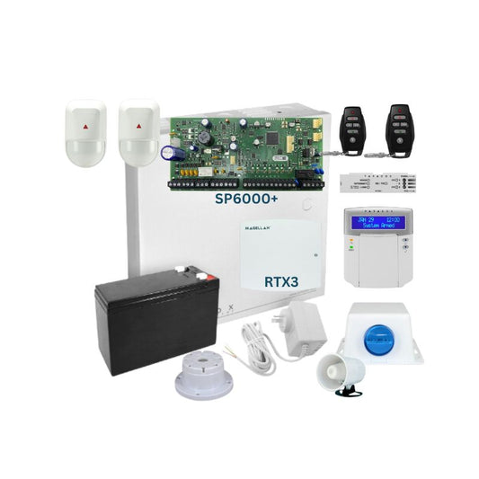 Paradox SP6000+ Alarm 2-PIR Kit 2.1