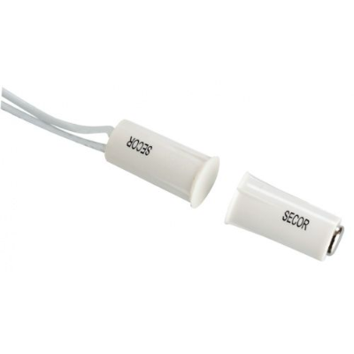 Recessed Stubby Reed Switch, Flush Mount, 19mm, White