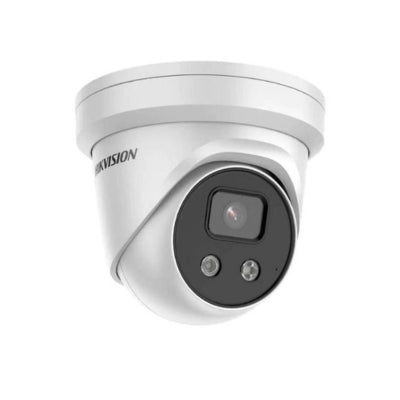 Hikvision 6MP Turret AcuSense Network Camera Fixed 2.8mm Lens, Mic, DS-2CD2366G2IU2